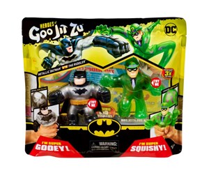 Figurer - Goo Jit Zu DC S3 VS PACK BATMAN VS RIDDLER ASS - 41228