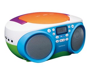 CD-spiller - Lenco SCD-41 - Portable FM Radio and CD/USB-player - Multi colour - SCD-41