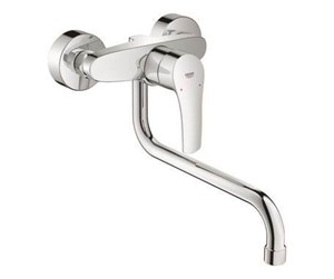 Blandebatterier og beslag - Grohe Eurosmart kitchen faucet for wall, chrome - 32224003