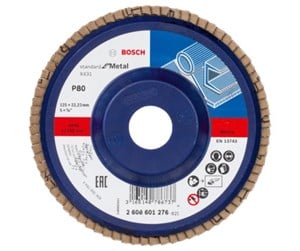 Vinkelsliper - Bosch Flap Disc for Metal 125 mm K80 - 2608601276