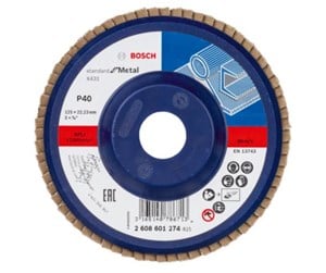 Vinkelsliper - Bosch Flap Disc for Metal 125 mm K40 - 2608601274