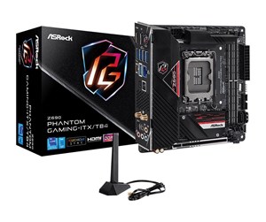 Hovedkort - ASRock Z690 Phantom Gaming-ITX/TB4 Hovedkort - Intel Z690 - Intel LGA1700 socket - DDR5 RAM - Mini-ITX - 90-MXBI10-A0UAYZ