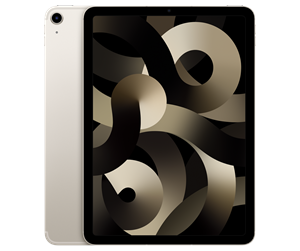 iPad & Nettbrett - Apple iPad Air (2022) 256GB 5G - Starlight - MM743KN/A