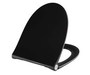 Toaletter, toalettseter, bidéer og reservedeler - Pressalit Sway norden toiletseat black polygiene with sc - 1030111-DH5999