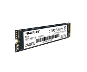 SSD - Patriot P310 SSD - 240GB - PCIe 3.0 - M.2 2280 - P310P240GM28