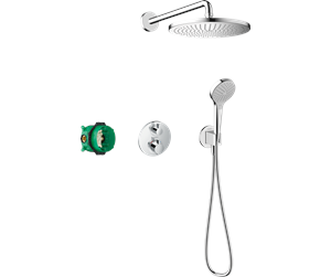 Dusj- og monteringstilbehør - Hansgrohe Croma 280 shower system 1jet with Ecostat S - 27954000