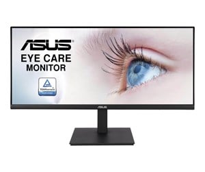 Skjerm - 34" ASUS VP349CGL - 3440x1440 (WQHD) - 100Hz - IPS - HDR10 - 90LM07A3-B01170