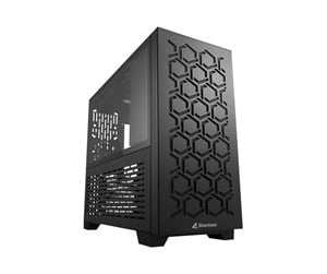 Kabinett - Sharkoon MS-Y1000 - microATX - Kabinett - Tower - Svart - 4044951035076