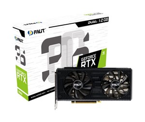 Grafikkort - Palit GeForce RTX 3060 DUAL - 12GB GDDR6 RAM - Grafikkort - NE63060019K9-190AD