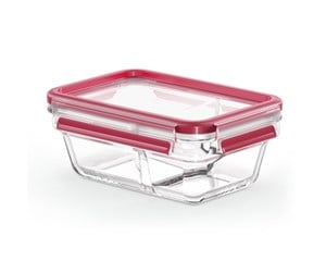 Andre kjøkkenapparater - Tefal MasterSeal Glass Rectangular 800ml w/ divider - N1040710