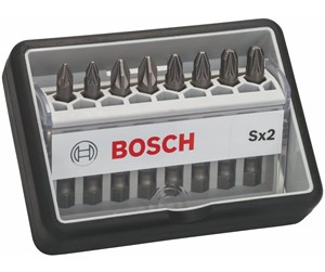 Bormaskin & Bits - Bosch Bit set SX2 PZ1/2/3 XH 49 mm 8 pcs. - 2607002557