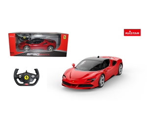 Fjernstyrt - RASTAR Remote control 1:14 Ferrari SF90 Stradale - 23045