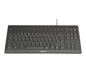 Tastatur - Cherry STREAM KEYBOARD TKL - Tastatur - Nordisk - Svart - JK-8600PN-2