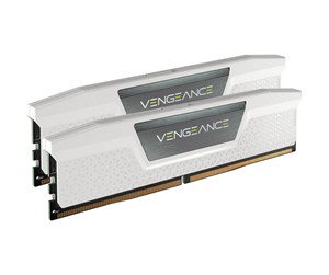 RAM - Corsair Vengeance DDR5-5200 - 32GB - CL40 - Dual Channel (2 pcs) - Intel XMP - Hvit - CMK32GX5M2B5200C40W