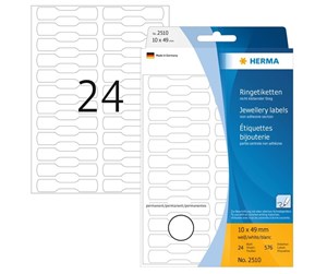 Papir, Fotopapir & Etiketter - HERMA labels - 600 label(s) - 10 x 49 mm - 2510