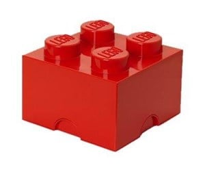 Barnerom - LEGO STORAGE BRICK 4 - RED - 40031730