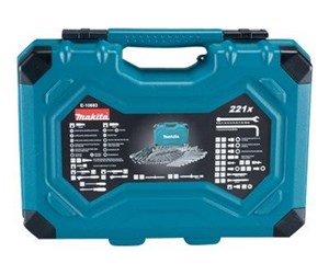 Verktøy - Makita E-10883 - tool set - 221 pieces - E-10883