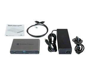 USB-hub - Sonnettech Echo 5 Thunderbolt 4 Dock USB-hub - 4 porter - Svart - ECHO-HB5-T4