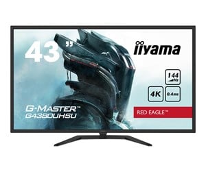 Skjerm - 43" iiyama G-MASTER Red Eagle - G4380UHSU-B1