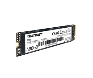 SSD - Patriot P310 SSD - 480GB - PCIe 3.0 - M.2 2280 - P310P480GM28