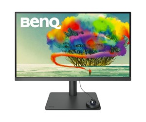 Skjerm - 27" BenQ DesignVue PD2705U - 3840x2160 - IPS - HDR10 - USB HUB - KVM Switch - 9H.LKDLA.TBE