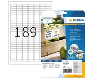 Papir, Fotopapir & Etiketter - HERMA labels - matte - 4725 label(s) - 25.4 x 10 mm - 10900