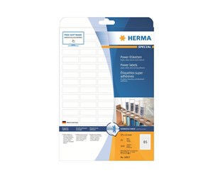 Papir, Fotopapir & Etiketter - HERMA labels - matte - 2125 label(s) - 37 x 13 mm - 10917