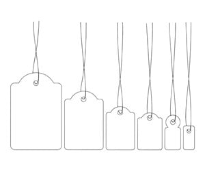 Papir, Fotopapir & Etiketter - HERMA price tag labels - 1000 pcs. - 25 x 38 mm - 6915