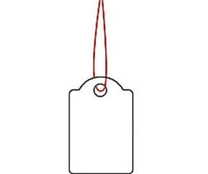 Papir, Fotopapir & Etiketter - HERMA Strung marking tags - name badge labels - 1000 label(s) - 15 x 24 mm - 6902