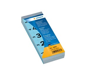 Dekorasjon - HERMA decoration adhesive - 2.8 x 5.6 cm - blue - paper - 4893