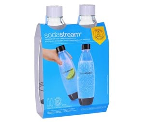 Kullsyremaskin - Sodastream 1 litre Fuse bottles - White Two-pack - 7290113763548