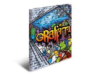 Mapper & Ordrebrett - HERMA Elasticated folder A3 PP graffiti - 19239