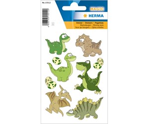 Arts & Crafts - Tilbehør - HERMA Stickers dino kids moving eyes - 15512