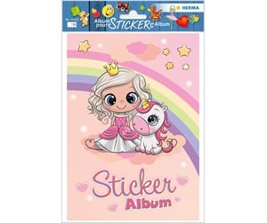 Hobbyartikler - HERMA Sticker album Princess Sweetie A5 (16 pages blank) - 15423