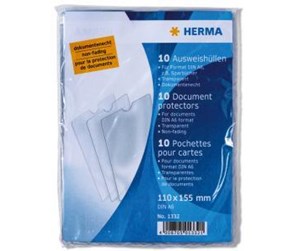 Lommer, Omslag & Registre - HERMA 1x10 ID Card Sleeves - 1325