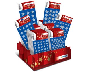 Dekorasjon - HERMA Stickers Decor Silver Stars Display (60) - 15279