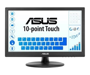 Skjerm - 15" ASUS VT168HR - 1366x768 - TN - Touchscreen - 90LM02G1-B04170