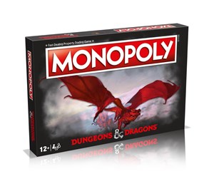 Brettspill & Puslespill - Winning Moves Dungeons & Dragons Monopoly (ENG) - 5036905046374