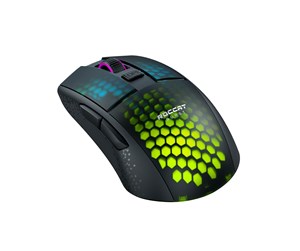 Mus - ROCCAT Burst Pro Air - Black - Gaming mus - Optisk - 6 - Svart med RGB-lys - ROC-11-431