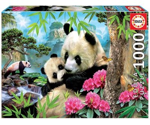 Puslespill - Educa 1000 Morning Panda - 017995