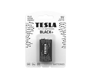 Batteri - TESLA Black Alkaline battery 9V LR61 (1 pcs.) - 8594183396736