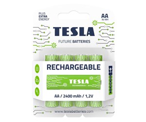 Batteri - TESLA Rechargeable battery AA LR06 2400 Mah (4 pcs.) - 8594183392288