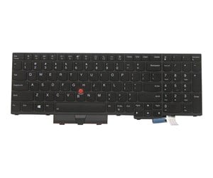 Tastatur - Lenovo Transimage - Bærbart tastatur - til utskifting - Engelsk - Svart - 5N20X22916