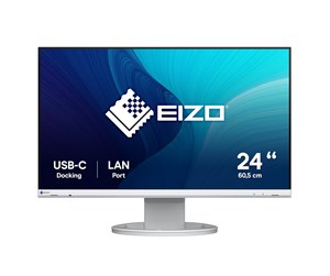 Skjerm - 24" EIZO FlexScan EV2490-WT - 1920x1080 (FullHD) - IPS - 70W USB-C - EV2490-WT