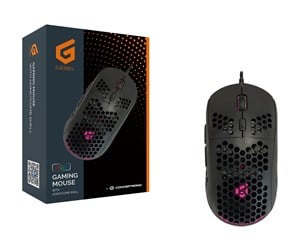 Mus - Conceptronics Conceptronic DJEBBEL04B 6D - mouse - honeycomb shell - USB 2.0 - black - Mus - Optisk - 6 - Svart - DJEBBEL04B