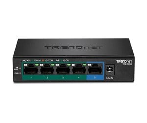 Switch/splitter - TRENDnet TPE-TG52 5-Port Gigabit PoE+ Switch (32W) - TPE-TG52