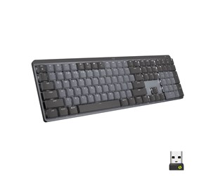 Tastatur - Logitech MX Mechanical Wireless Illuminated Performance Keyboard Graphite - Tactile - ND - Tastatur - Nordisk - Svart - 920-010753