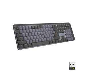 Tastatur - Logitech MX Mechanical Wireless Illuminated Performance Keyboard Graphite - Clicky - ND - Tastatur - Nordisk - Svart - 920-010755