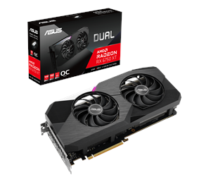 Grafikkort - ASUS Radeon RX 6750 XT DUAL OC - 12GB GDDR6 RAM - Grafikkort - 90YV0HK0-M0NA00