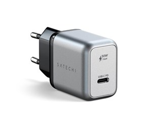 Mobil - Adaptere og ladere - Satechi 30W USB-C PD GaN Wall Charger - ST-UC30WCM-EU